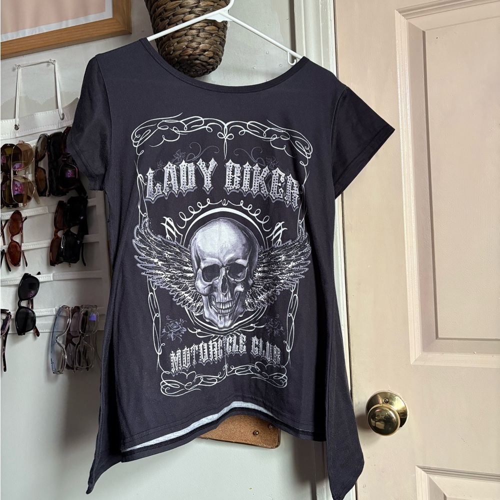 Black Graphic Short Sleeve Tee